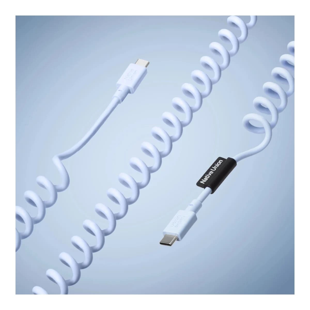 NATIVE UNION USB-C Kabel Pop Cable, USB-C na USB-C, 2,4 m, 60 W, Azur