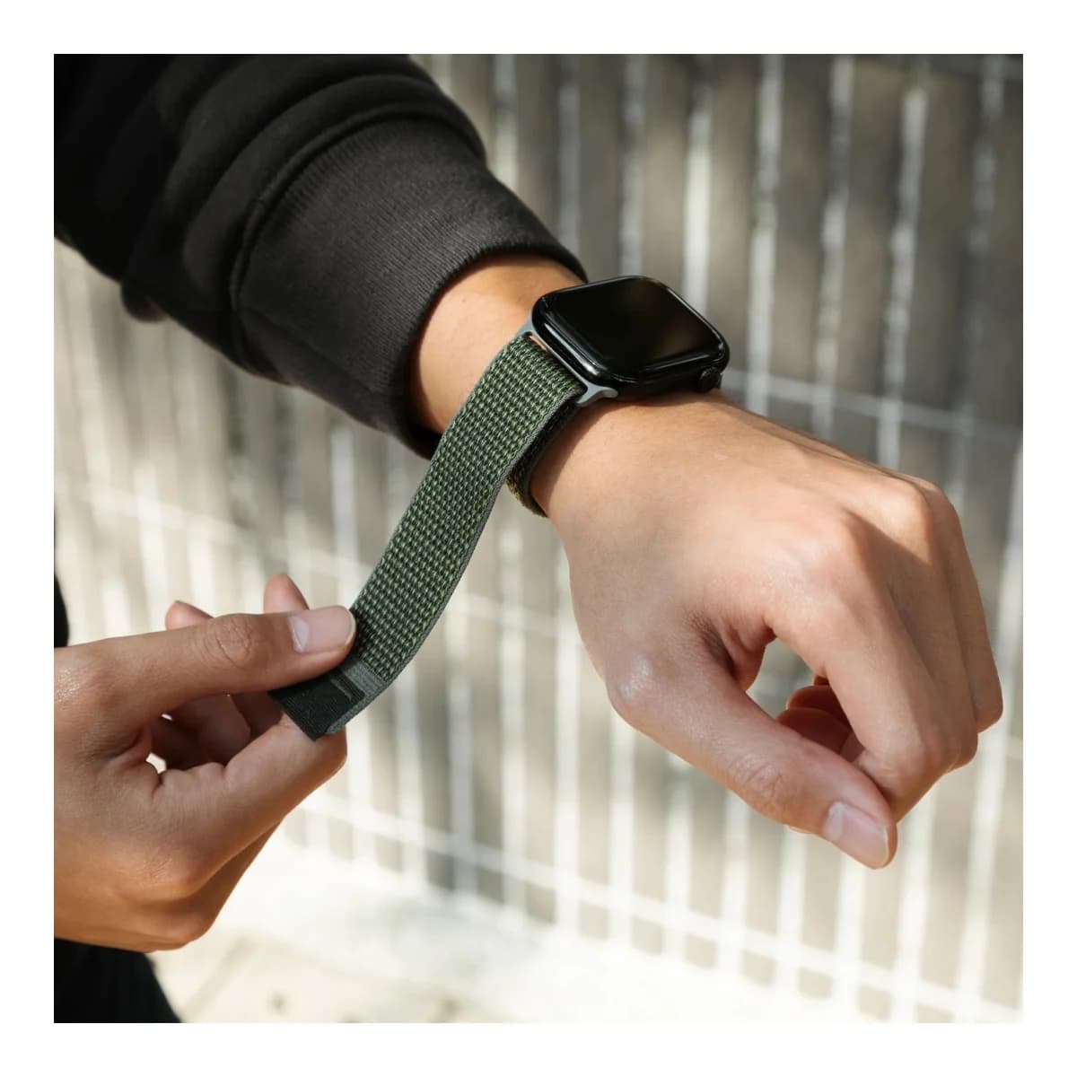 NATIVE UNION Remen Active Watch Loop, Apple Watch Ultra 44/45/46/49mm, Slate Green