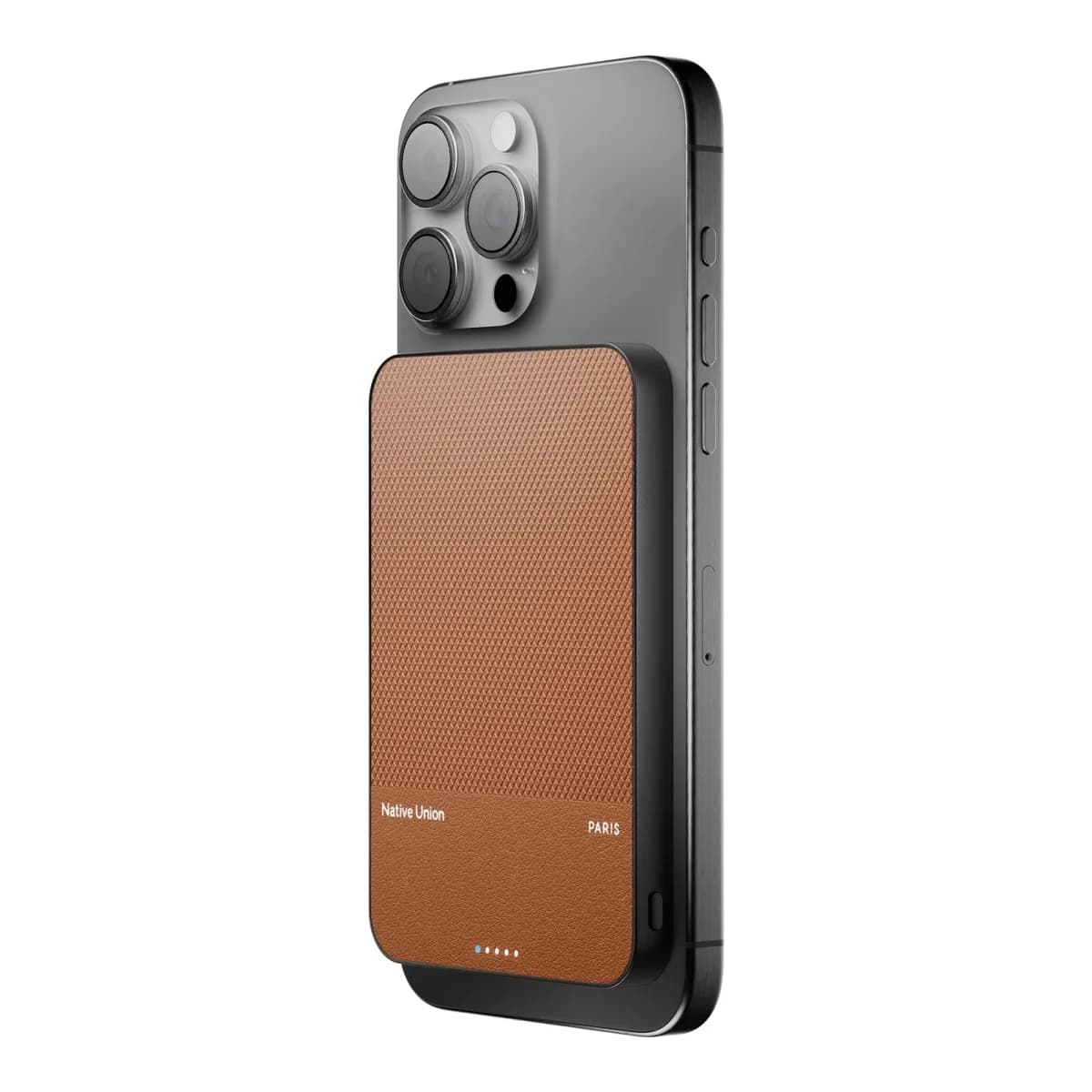 NATIVE UNION Power Bank (Re)Classic, 5000mAh, Qi2, Tan