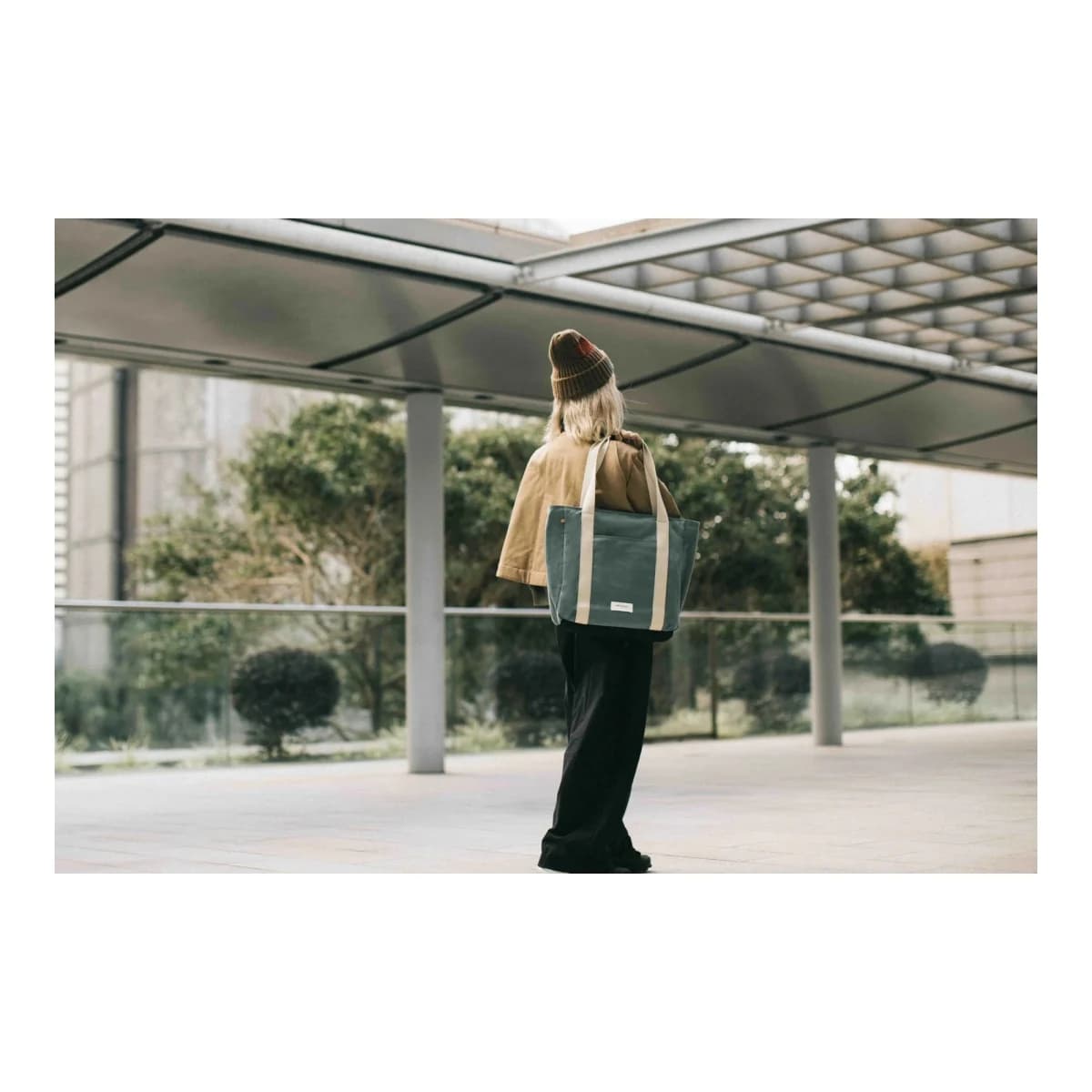 NATIVE UNION Torba WFA Tote Bag Pro, Slate Green