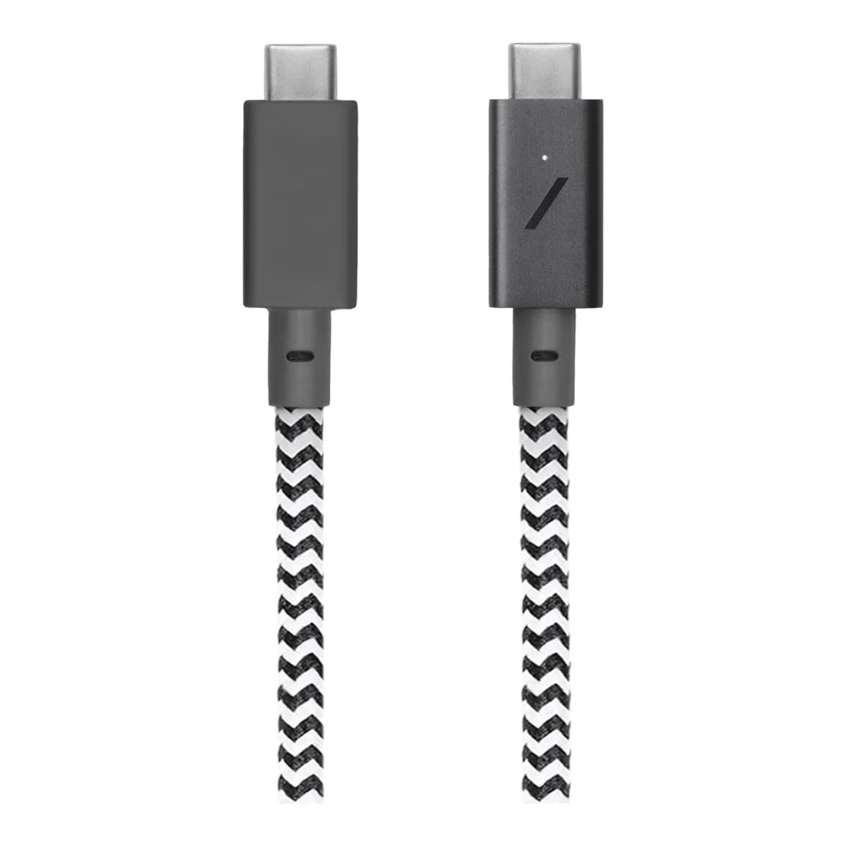 NATIVE UNION Kabel Belt Cable USB-C to USB-C-Pro, 240W, 2,4 m, Zebra