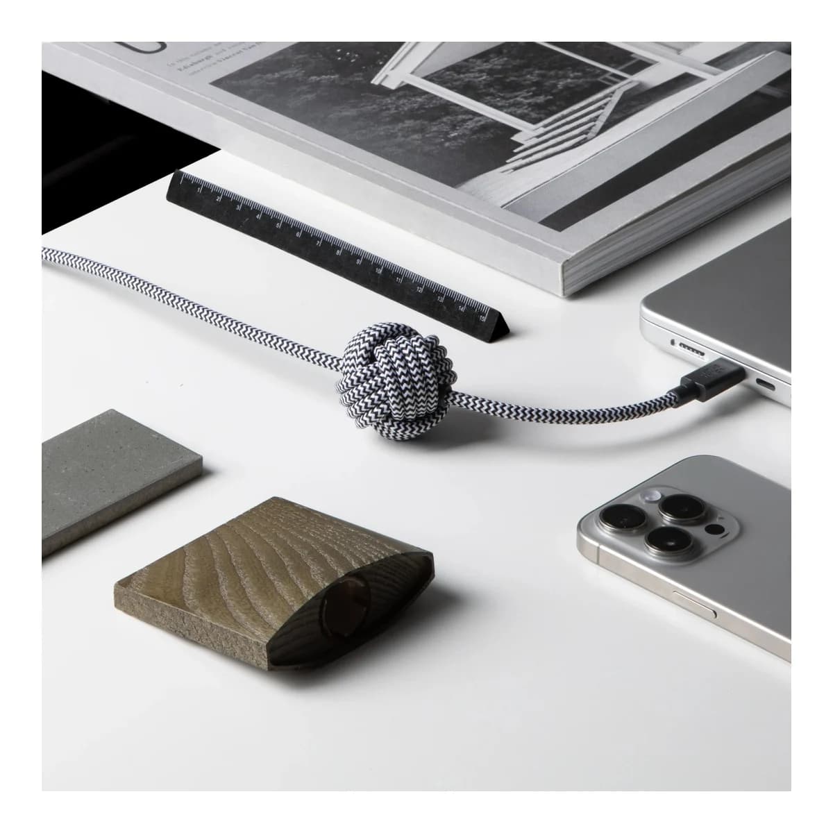 NATIVE UNION USB-C Kabl Anchor, USB-C na USB-C, 3m, Zebra