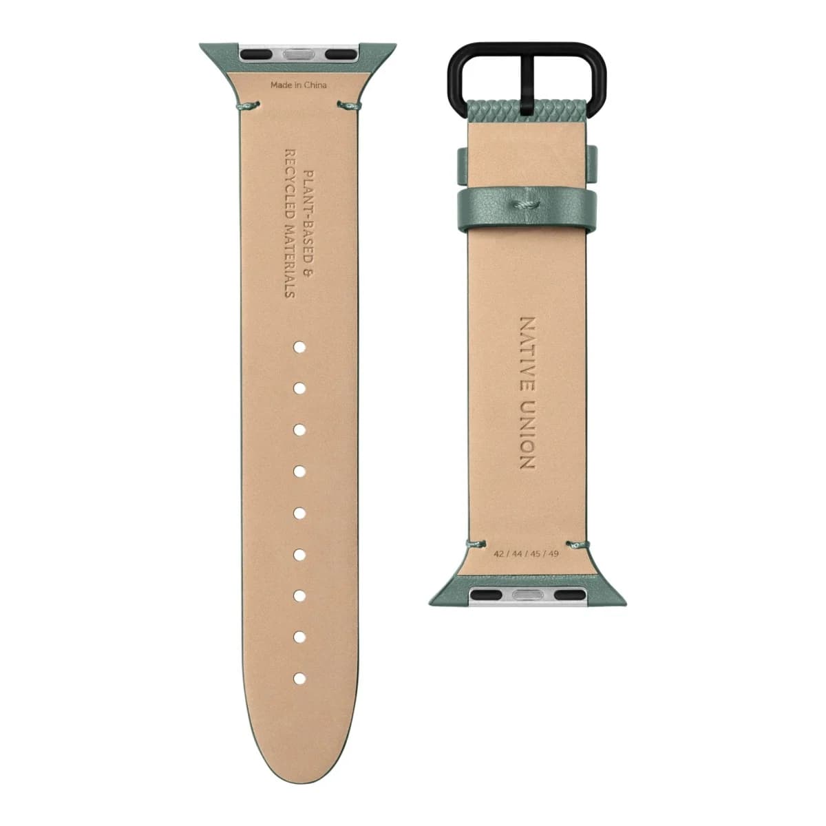 NATIVE UNION Remen (Re)Classic Strap, Apple Watch 44/45mm, Slate Green