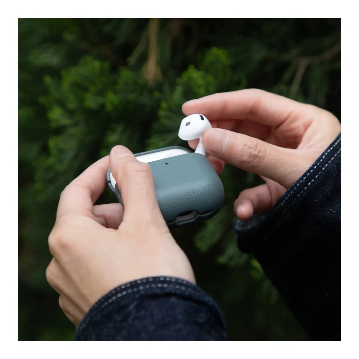 NATIVE UNION Futrola za AirPods 4 (Re)Classic, Slate Green