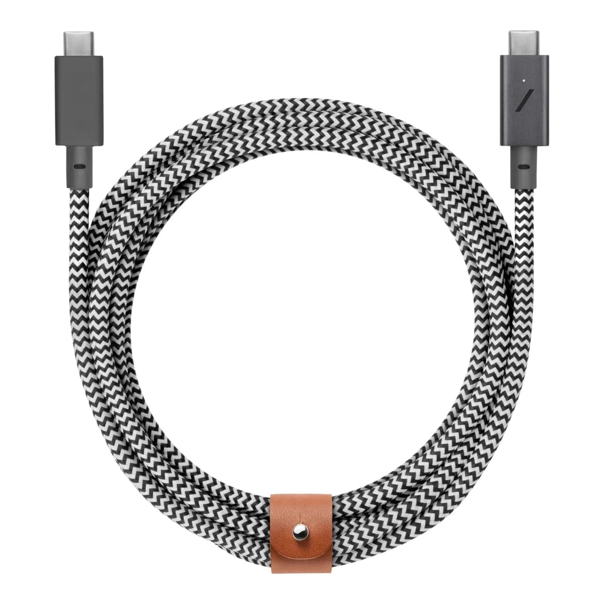 NATIVE UNION Kabel Belt Cable USB-C to USB-C-Pro, 240W, 2,4 m, Zebra