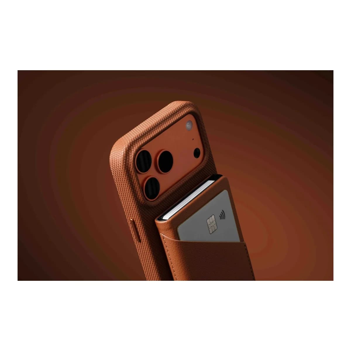NATIVE UNION Novcanik Slide Wallet, Tan