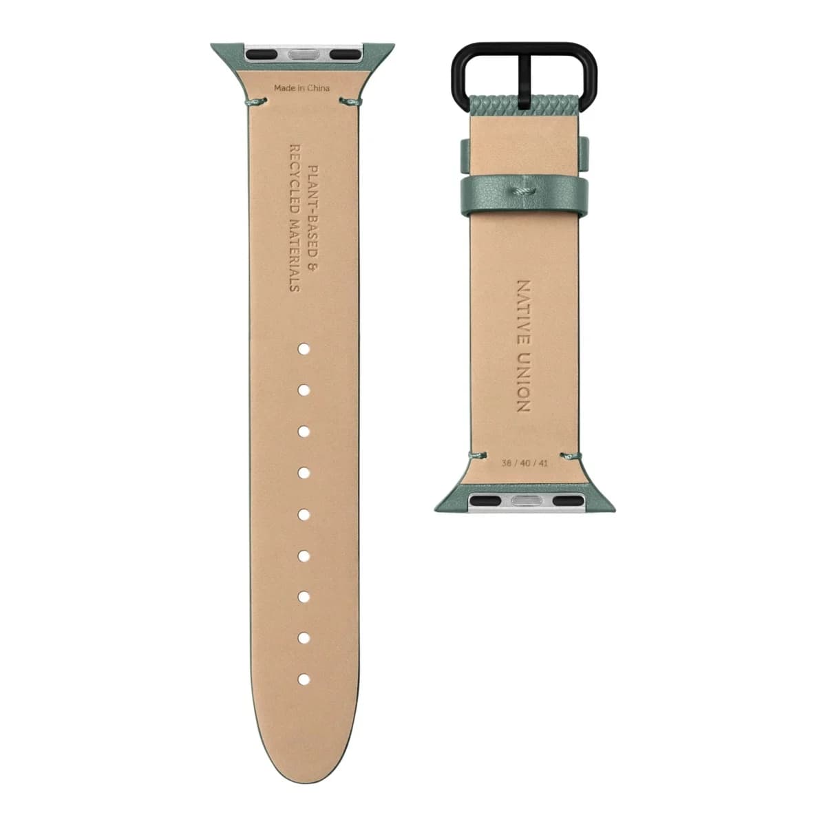 NATIVE UNION Remen za Apple Watch (Re)Classic Strap, 40mm, Slate Green