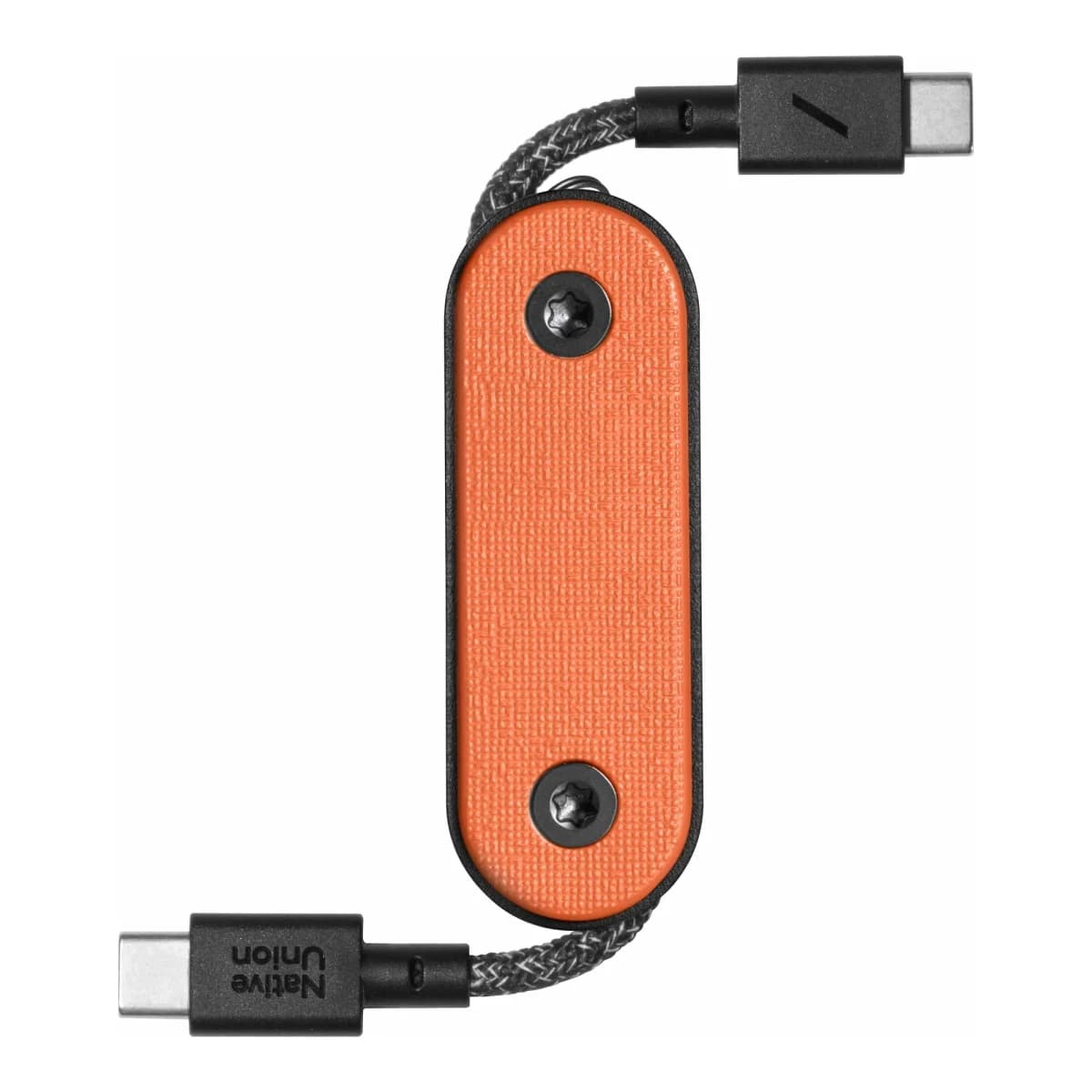 NATIVE UNION Kabl Pocket, USB-C na USB-C, Oxyfire