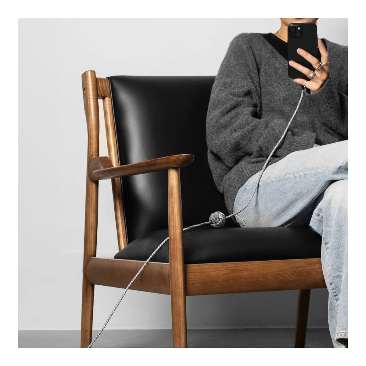 NATIVE UNION USB-C Kabl Anchor, USB-C na USB-C, 3m, Zebra
