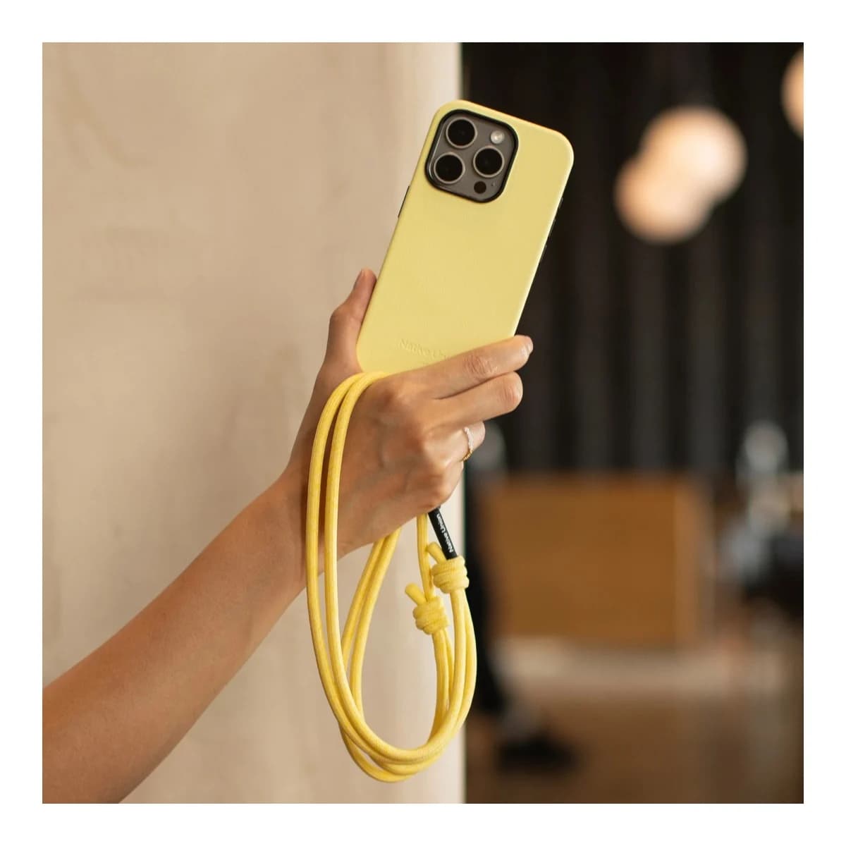 NATIVE UNION Torbica preko ramena City Sling, Lemon