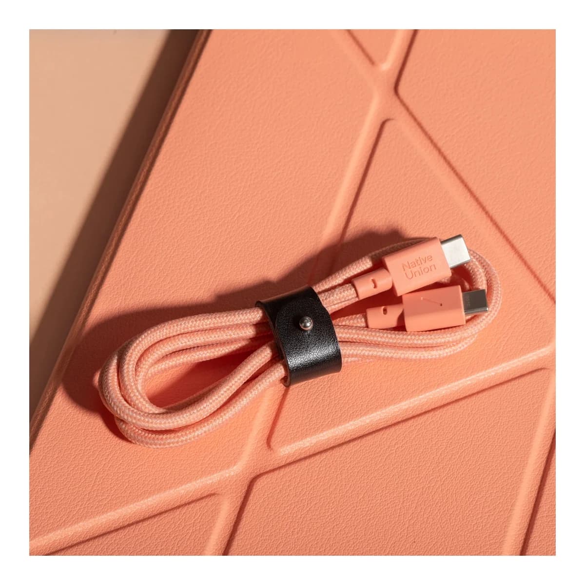 NATIVE UNION Kabel Belt Cable, USB-C na USB-C, 1,2 m, Apricot
