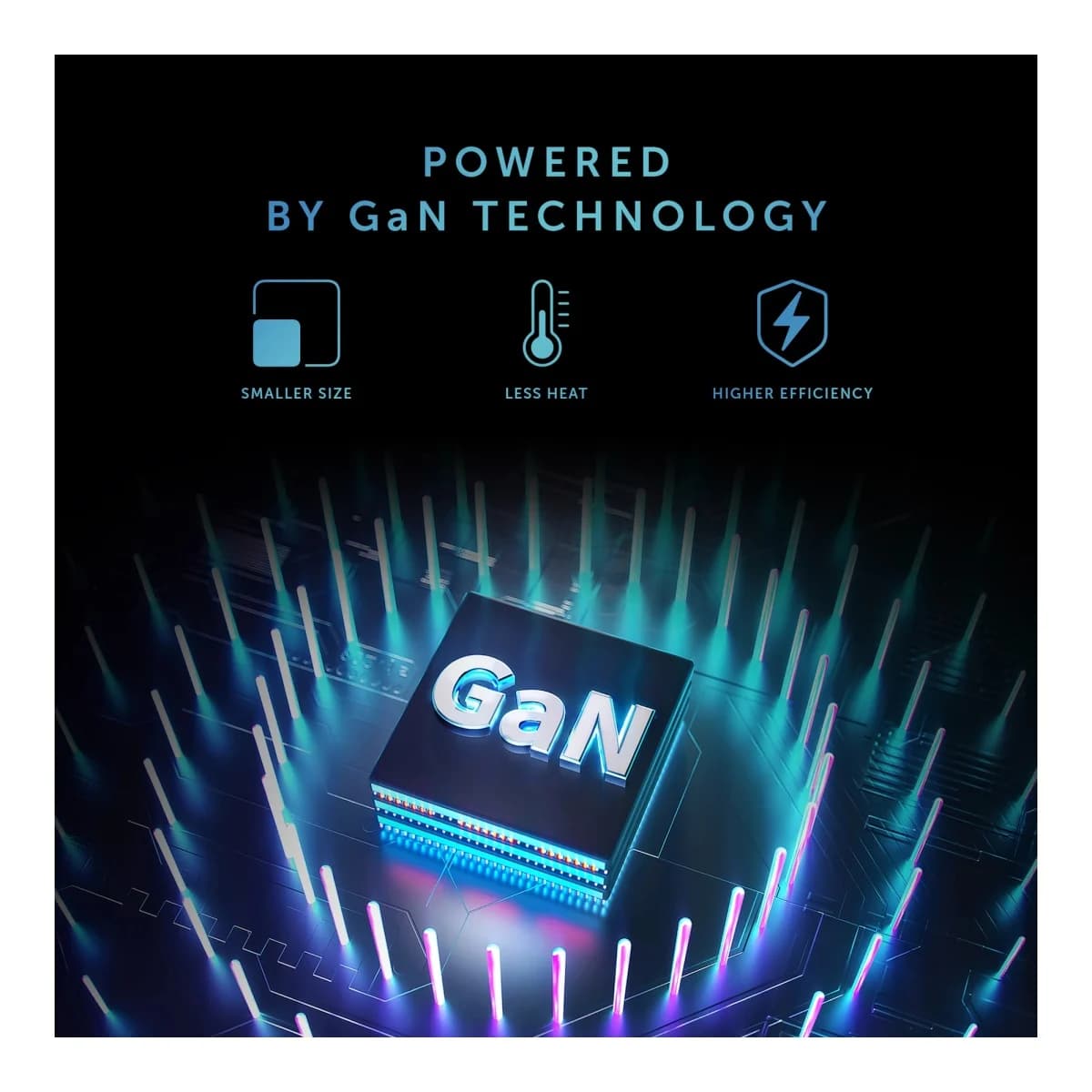NATIVE UNION Punjač Fast GaN Charger, PD 67W, 2C1A, međunarodni, crni