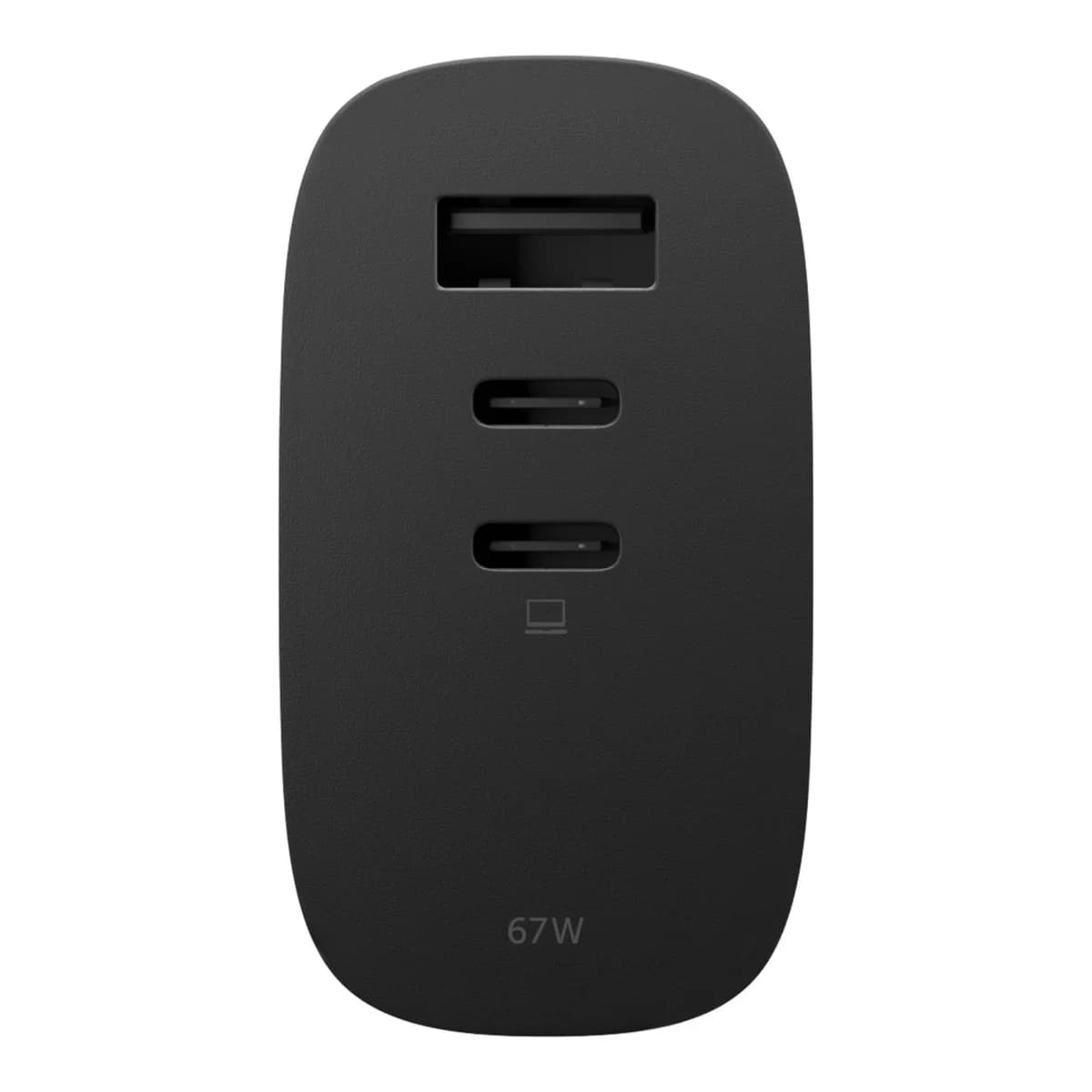 NATIVE UNION Punjač Fast GaN Charger, PD 67W, 2C1A, međunarodni, crni