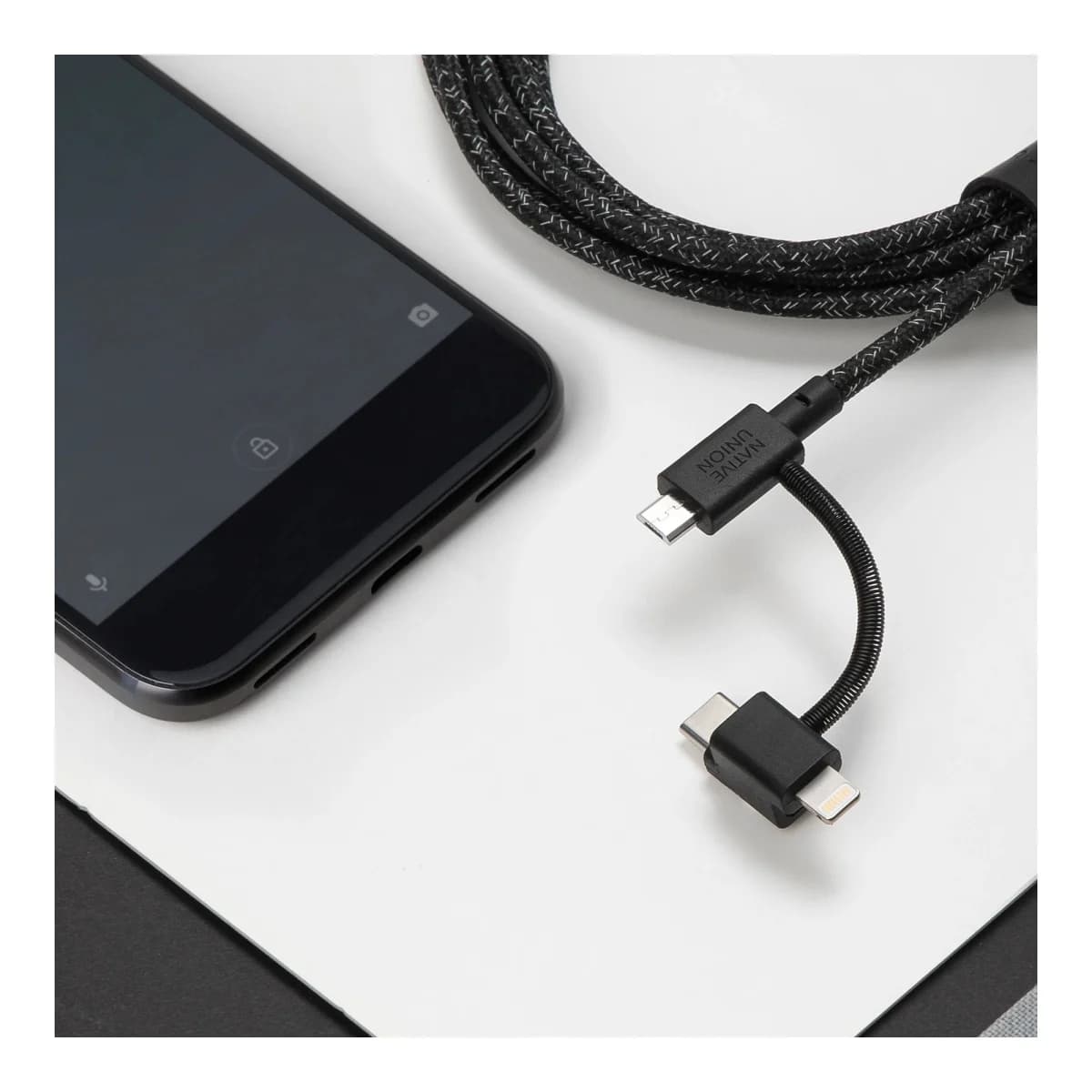 NATIVE UNION Kabel Belt Cable Universal, 2m, Cosmos Black