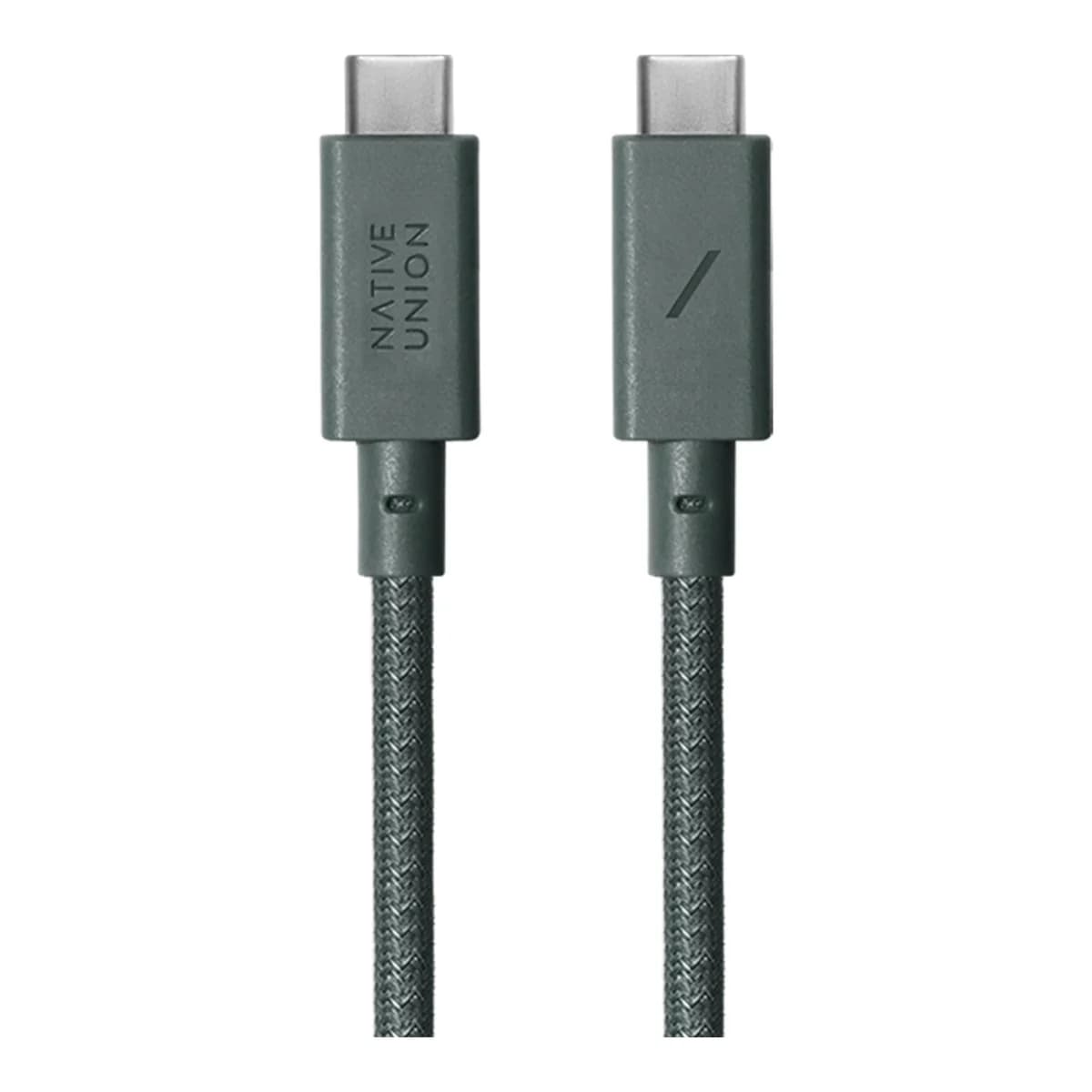 NATIVE UNION Kabl Anchor, USB-C na USB-C, 3m, Slate Green