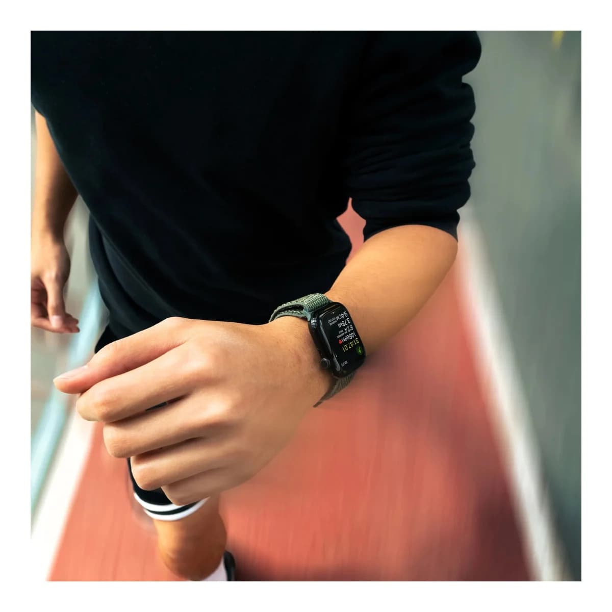 NATIVE UNION Remen Active Watch Loop, Apple Watch Ultra 44/45/46/49mm, Slate Green