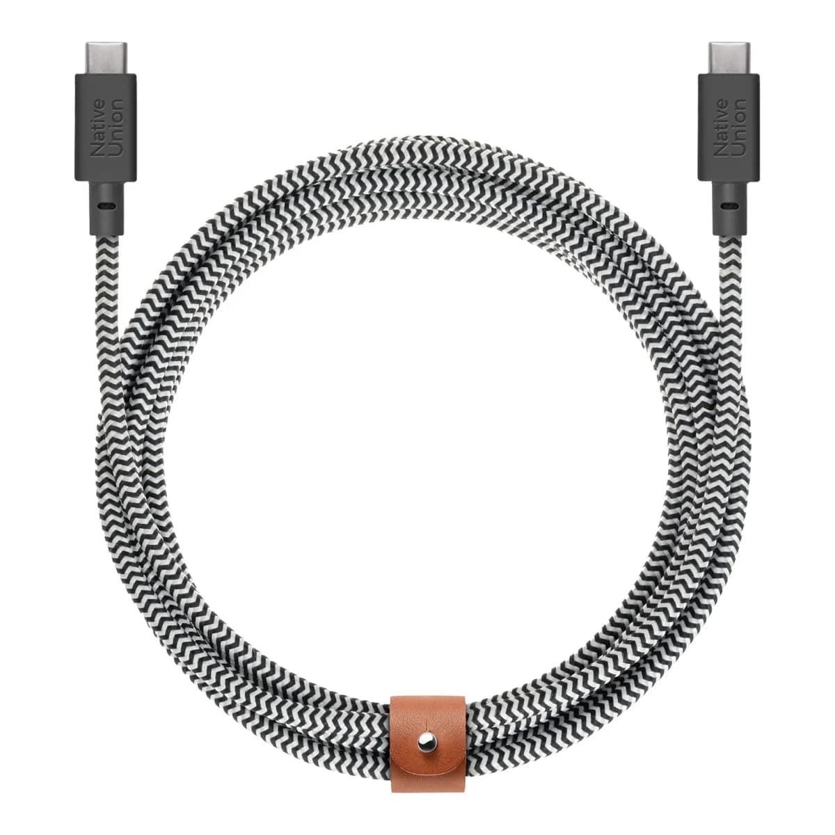 NATIVE UNION USB-C Kabel Belt Cable XL, 3m, USB-C na USB-C, Zebra