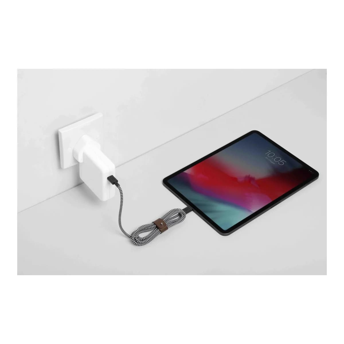 NATIVE UNION Kabel Belt Cable, USB-C na USB-C, 1,2 m, Zebra