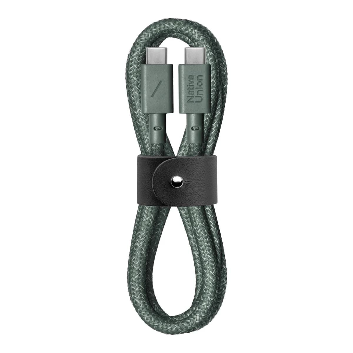 NATIVE UNION Kabel Belt Cable, USB-C na USB-C, 1,2 m, Slate Green