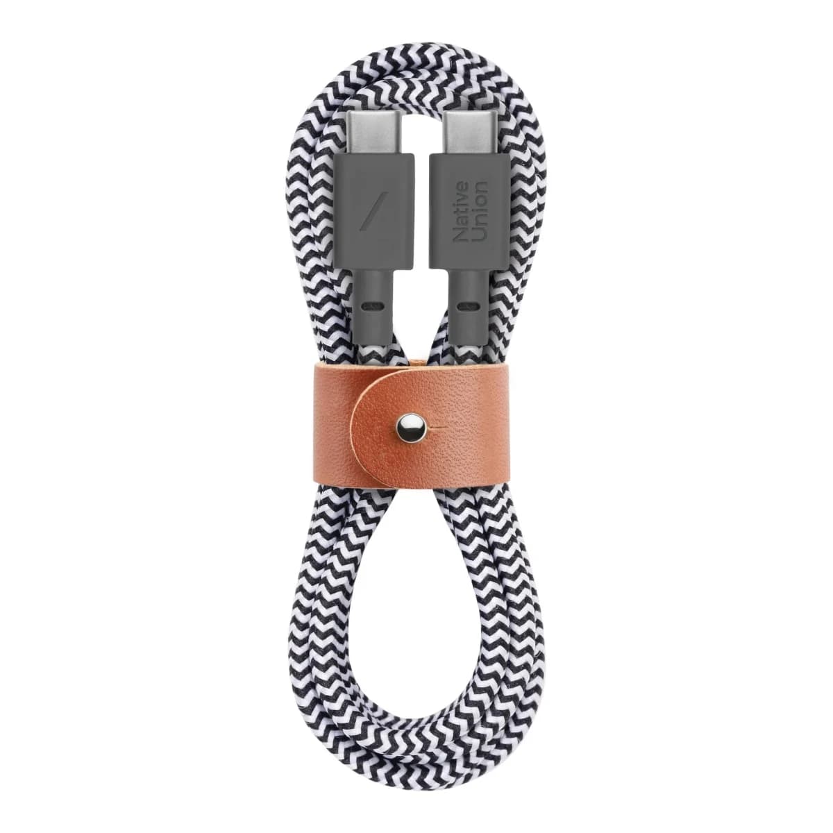 NATIVE UNION Kabel Belt Cable, USB-C na USB-C, 1,2 m, Zebra