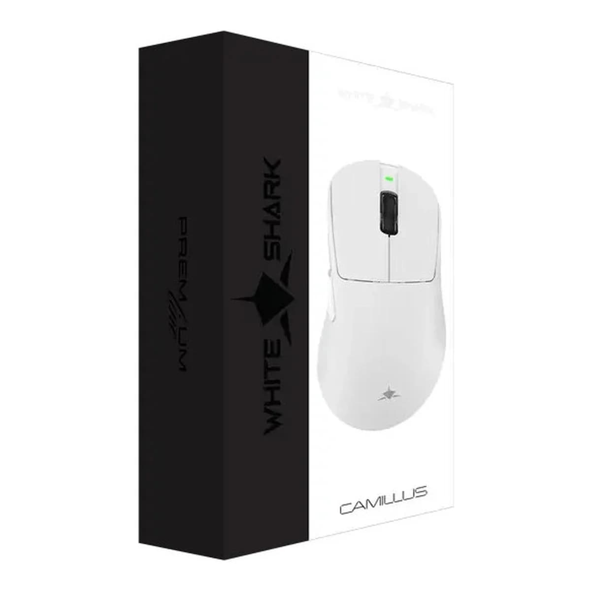 WHITE SHARK Miš Gaming WGM-9013 CAMILLUS, Bluetooth/2.4GHz/USB, 30000 DPI, 62g Ultralight OMRON