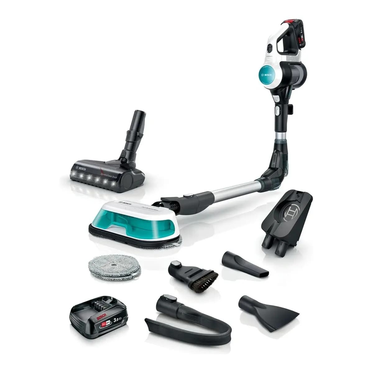 BOSCH Usisivač BCS712HYG5 UNLIMITED 7, 2u1, usisavanje i pranje, ProHygienic, 2 zamjenjive baterije, do 40 min rada u ECO načinu rada