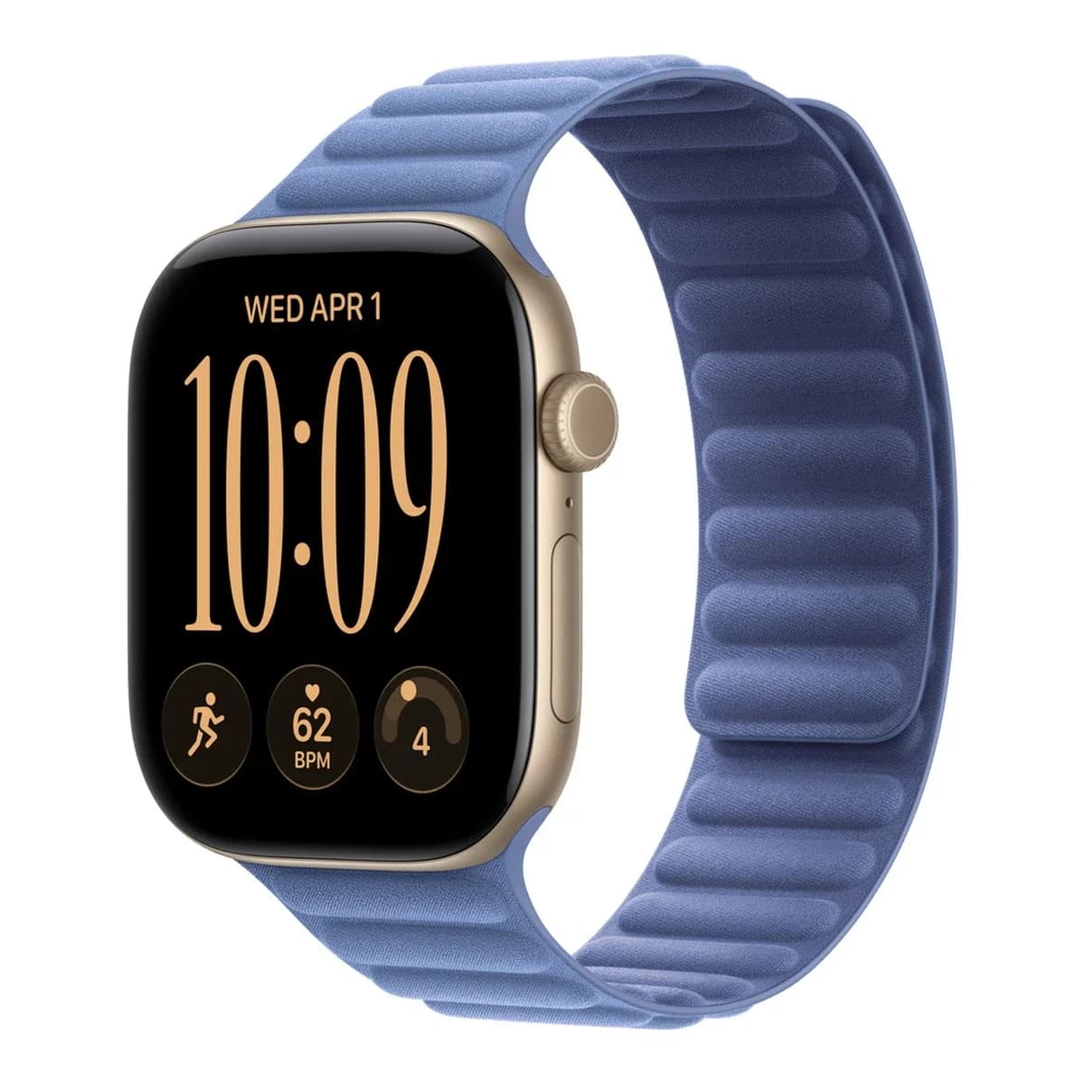 APPLE Remen za pametni sat Wildflower Blue Magnetic Link, 46 mm, M/L