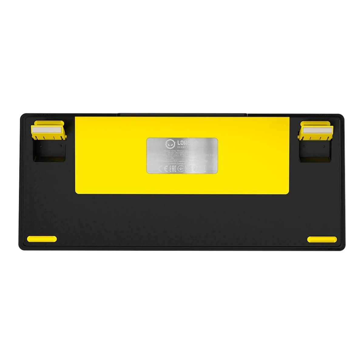 LORGAR Tastatura KBP7075W, Bežična, Mehanička, 75%, Black/Yellow, EN layout