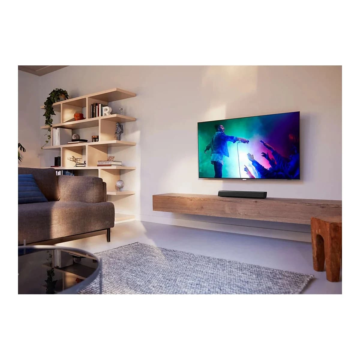 Philips TAPB400 SoundbarGoogle assistentPametni soundbar, boja crna