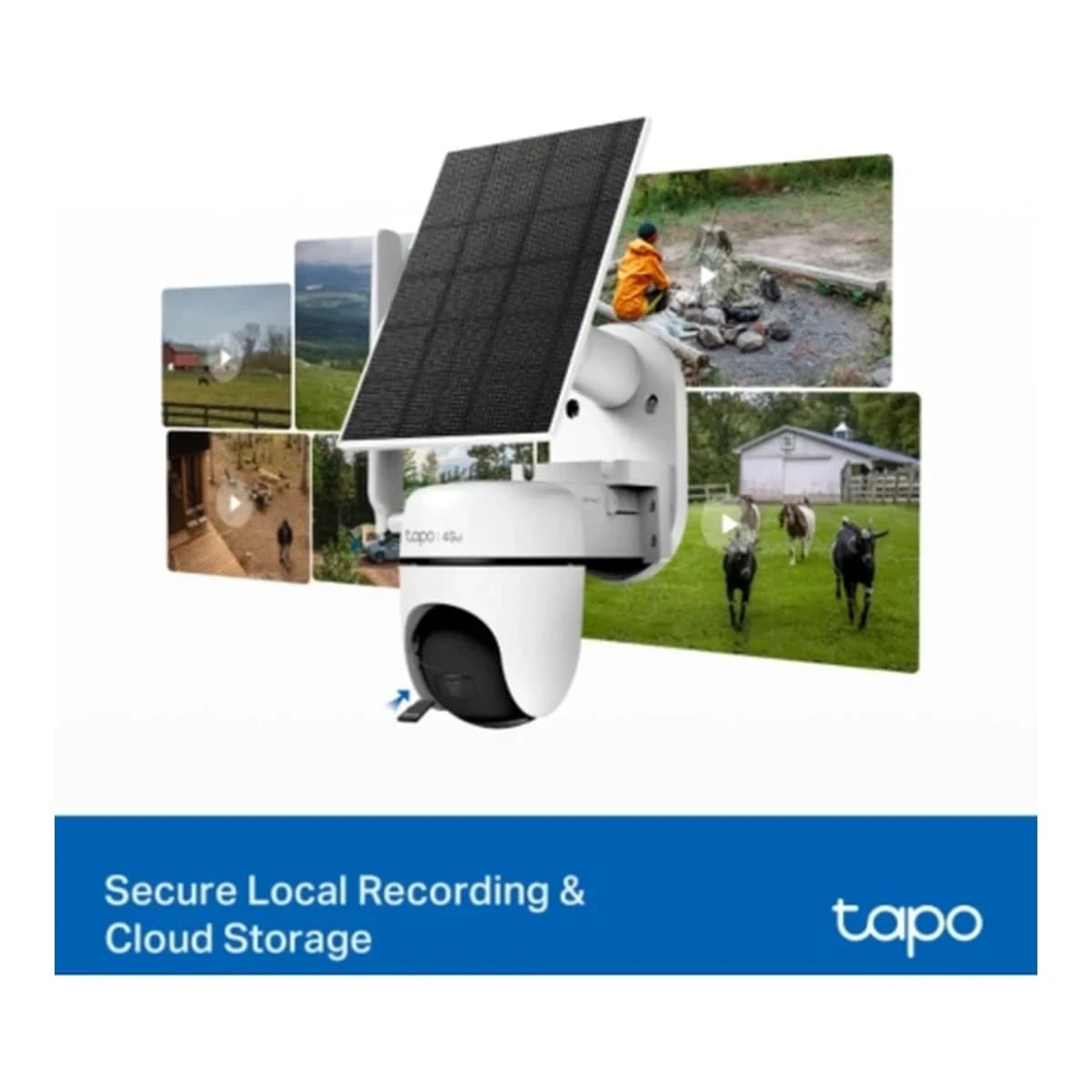 TP-Link Security Solar-Powered Pan/Tilt 4G LTE Camera Tapo C615G KIT