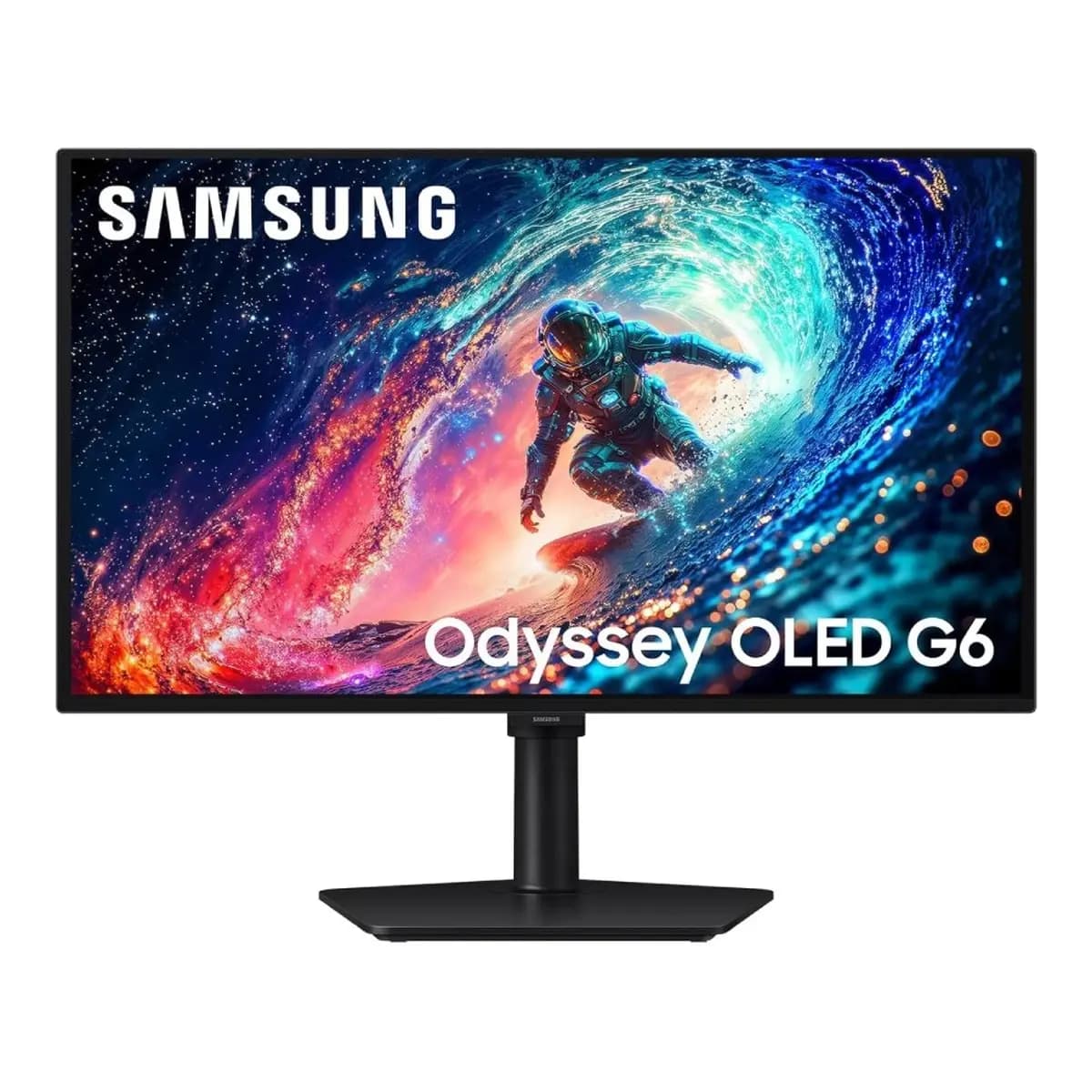 SAMSUNG Monitor Gaming Odyssey G6 G61SHQHD 27" QHD, OLED Panel, 240Hz, 0.03ms, 2x HDMI, DP, G-Sync, FreeSync Premium, HAS, Tilt, Swivel, Pivot