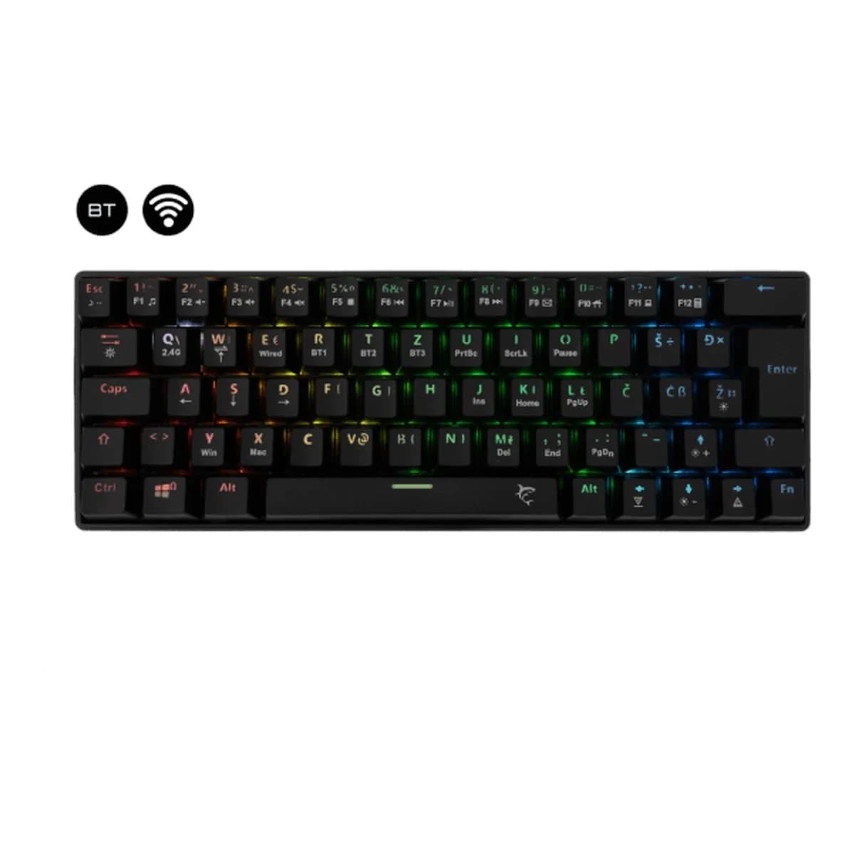 White Shark PL TASTATURA GK-003112 KAIKEN / HR