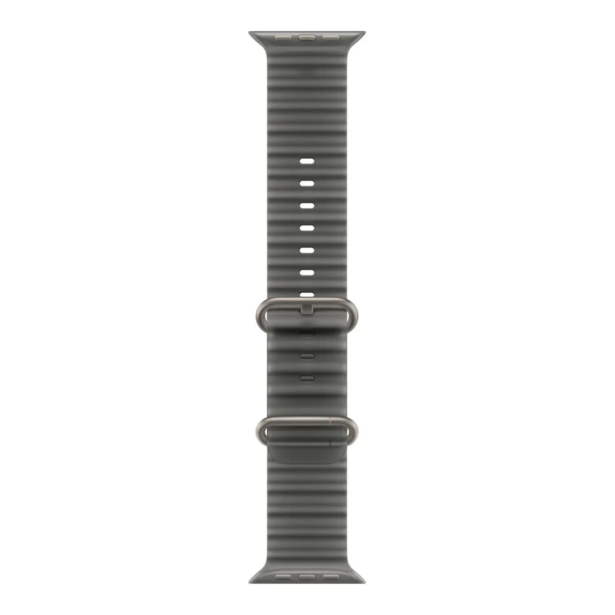 APPLE Remen za Apple Watch Ocean Band, 49mm, Translucent Black, Natural Titanium Finish