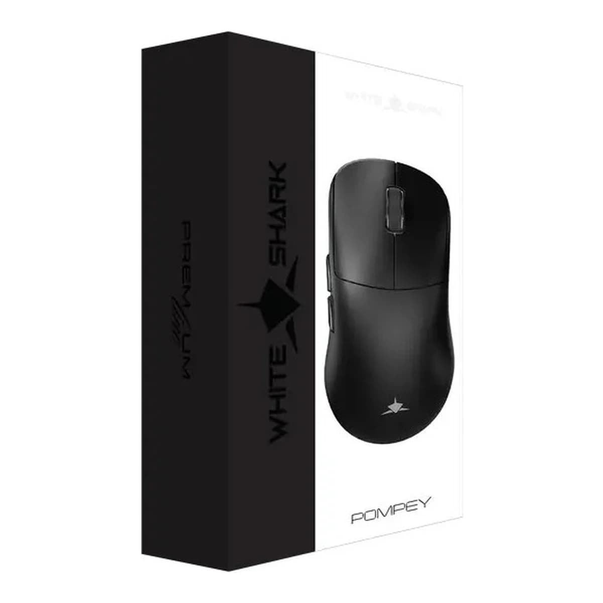 WHITE SHARK Miš Gaming POMPEY WGM-9014, Bluetooth/2.4GHz/USB, 26000 DPI, 52g Ultralight OMRON