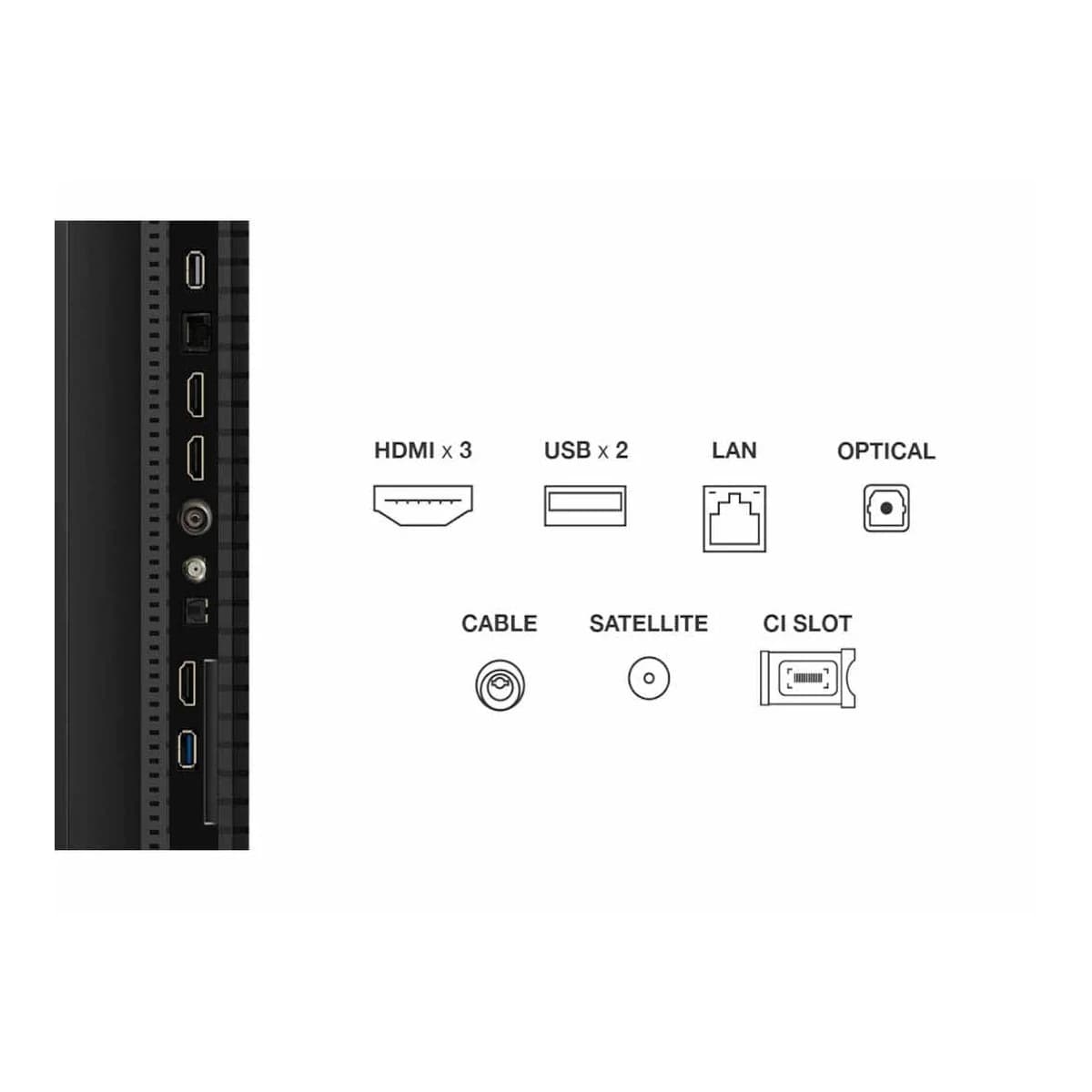 TCL 50"P7K 4K QLED TV 60HzGoogle TV; HDR multi-format;HVA Panel; Game Master; Dolby Atmos;