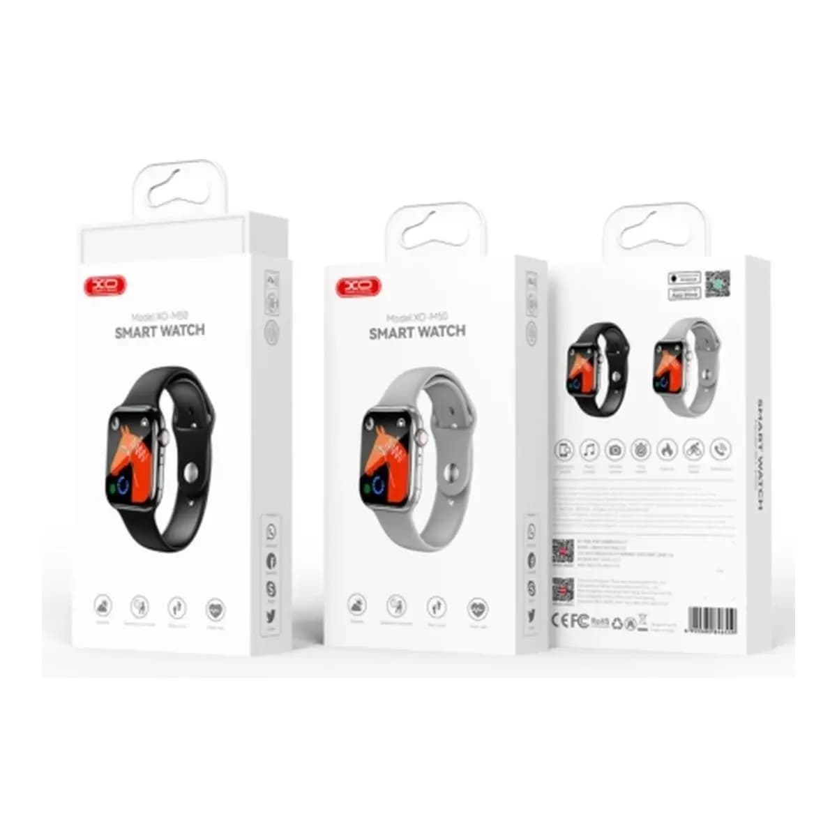 XO Pametni Sat M50 Pro 1.83" HD IPS, Bluetooth Pozivi, Baterija 200mAh, IP65, Silver