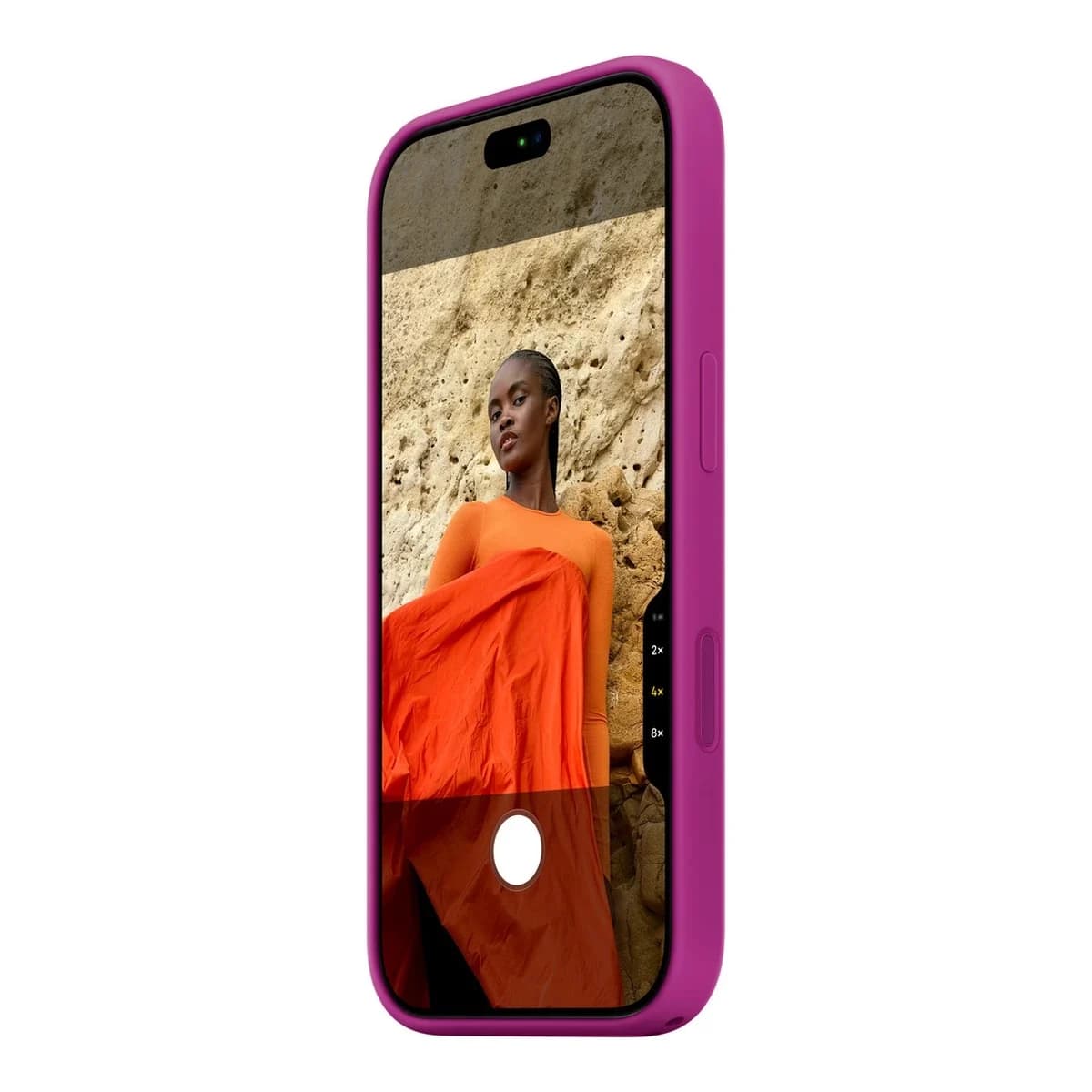 APPLE Silikonska maska iPhone 18 Pro, MagSafe, Magenta