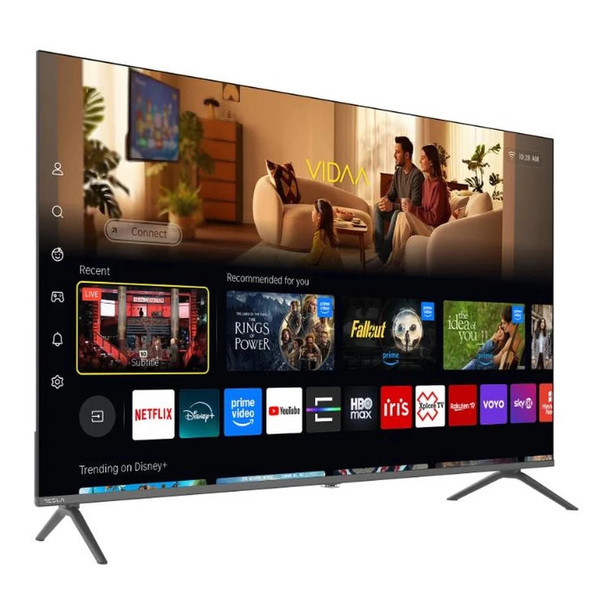TESLA TV 50" Full HD QLED Q50H665BFV, Smart TV, VIDAA, Miracast, Apple AirPlay, Voice Control, Hotel Mode