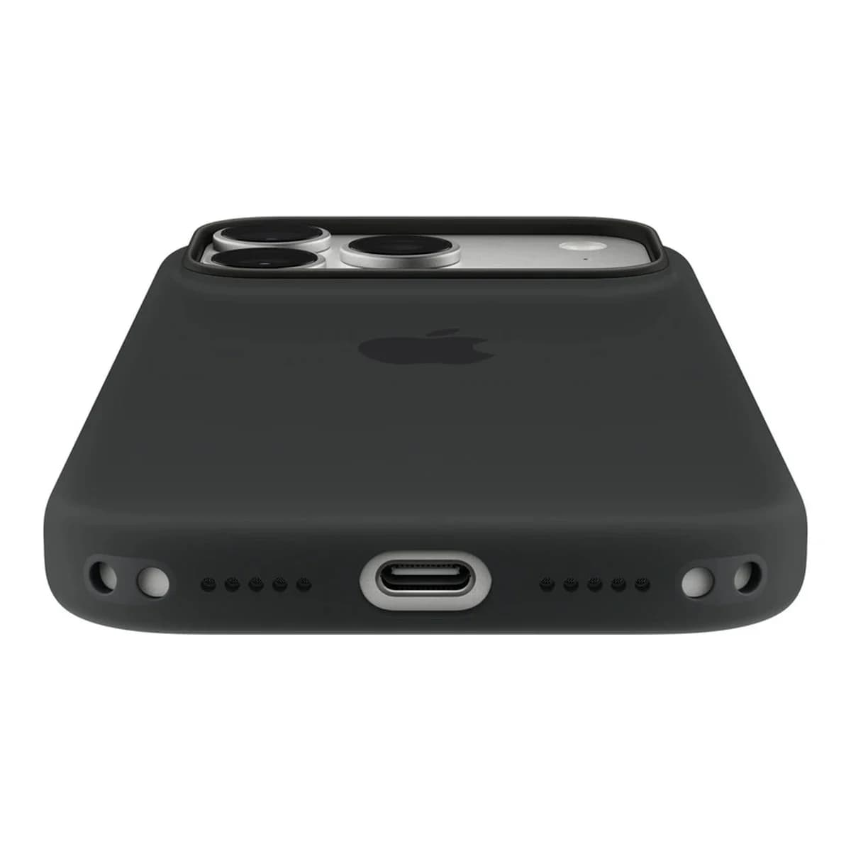 APPLE Silikonska maska iPhone 18 Pro, MagSafe, crna