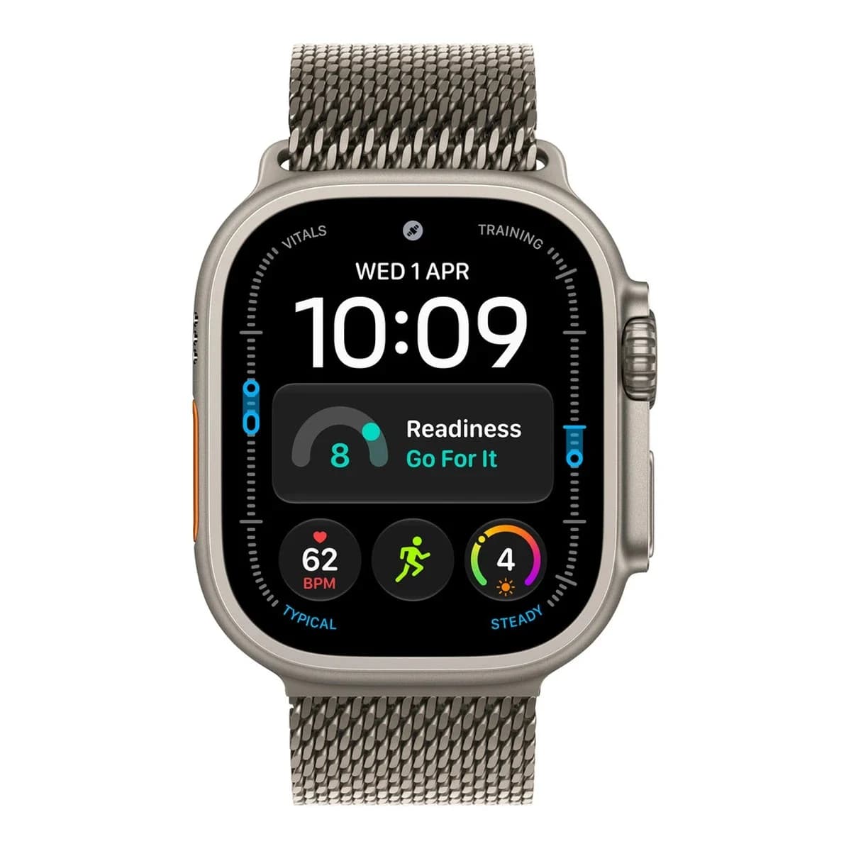 APPLE Remen za Apple Watch Natural Titanium Milanese Loop, 49 mm, Large, titanijum