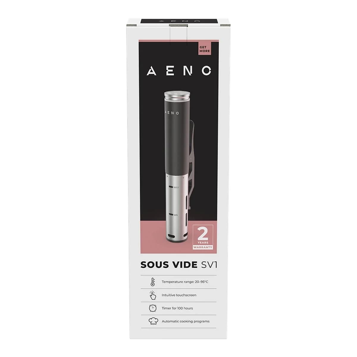 AENO Sous Vide SV1, 1200W, 4 automatska programa, LCD zaslon osjetljiv na dodir, IPX7, Timer