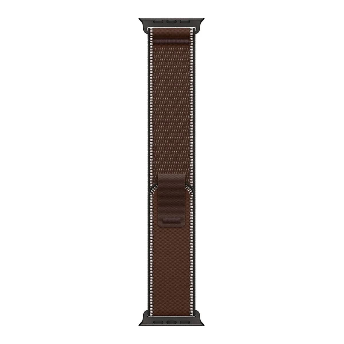 APPLE Narukvica za Apple Watch Trail Loop, 49 mm, M/L, Dark Umber, Black Titanium Finish
