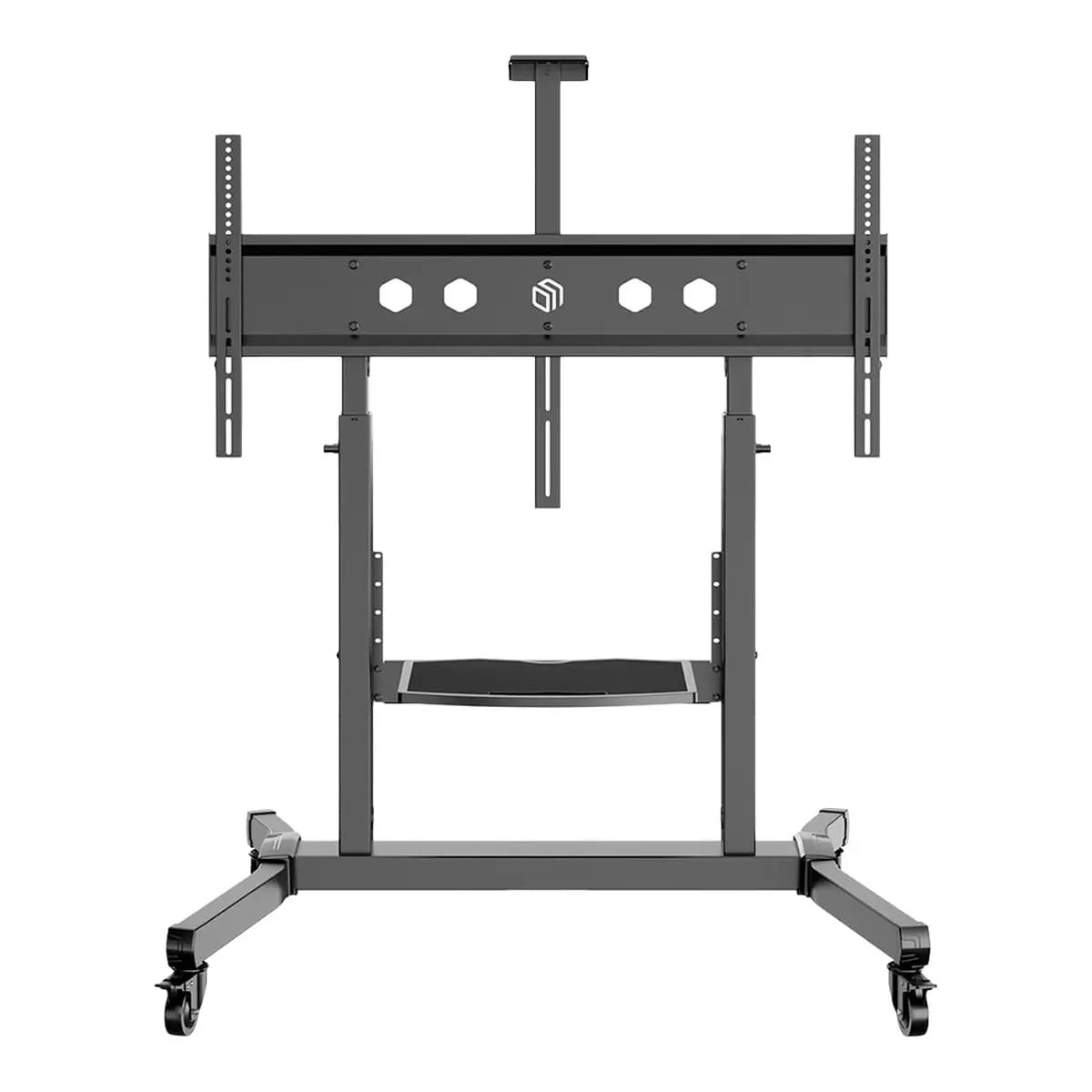 ONKRON TV Stalak Mobile TV Stand Rolling TV Cart, za ekrane 50–100", do 120 kg, crni