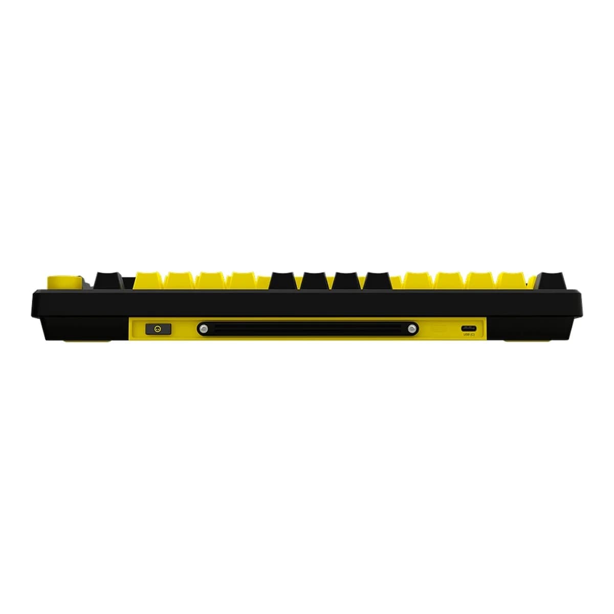 LORGAR Tastatura KBP7075W, Bežična, Mehanička, 75%, Black/Yellow, EN layout
