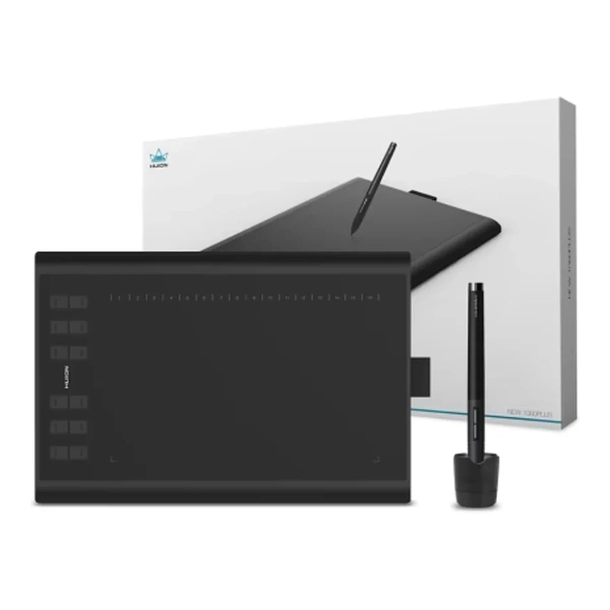 HUION Grafički Tablet Inspiroy H1060P, 8192 Nivoa Pritisne Osetljivosti, 12 Programabilnih Tastera, 16 Programabilnih Softverskih Tastera, Podrška za Nagib ±60°
