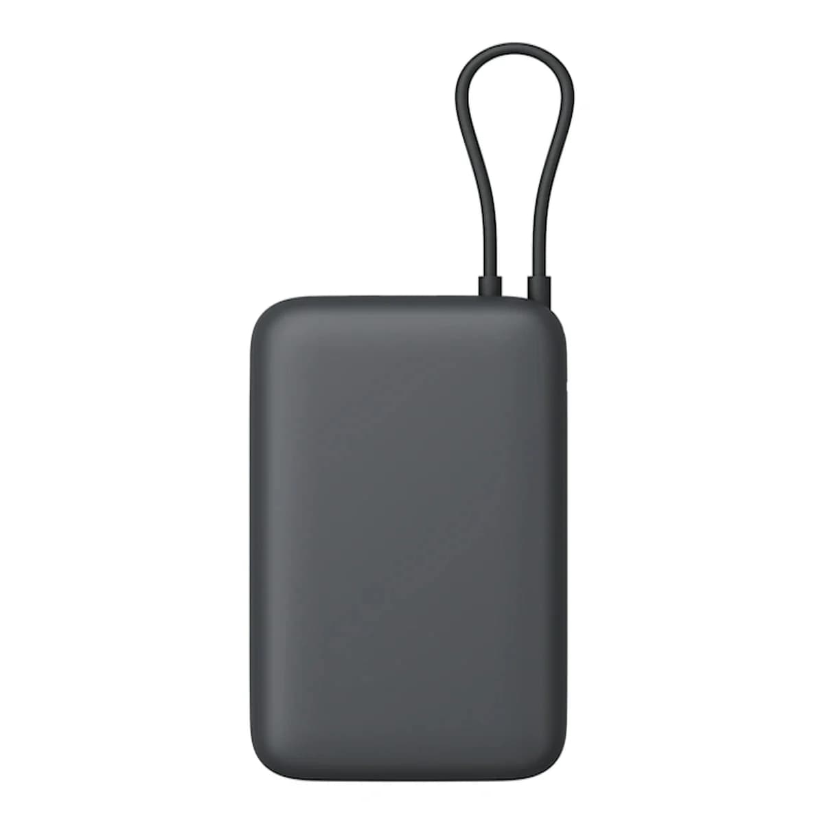 Xiaomi powerbank 20000 mAh integrisani kabl, sivi