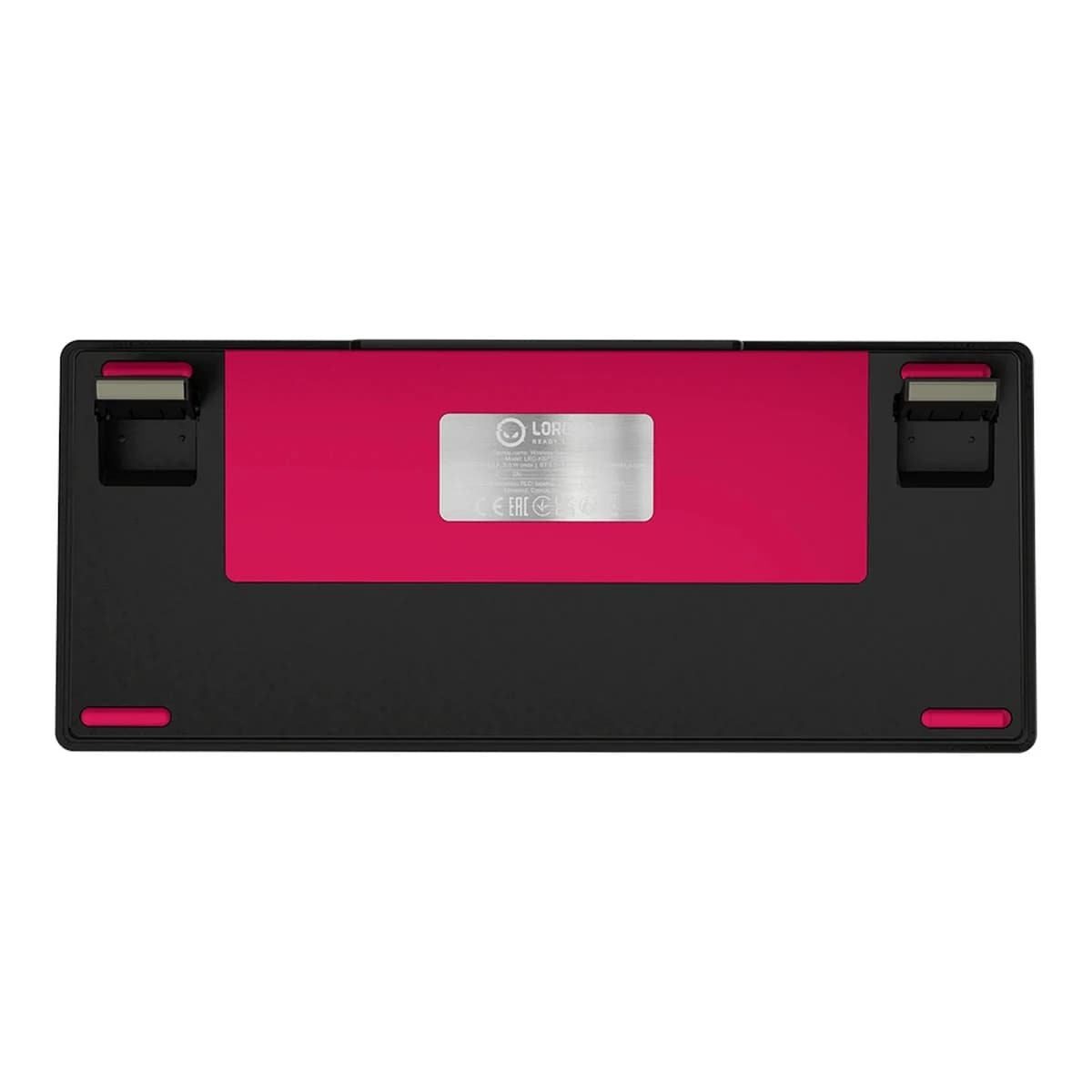LORGAR Tastatura KBP7075W, Bezicna, Mehanicka, 75%, Gaming, Black/Red, EN raspored