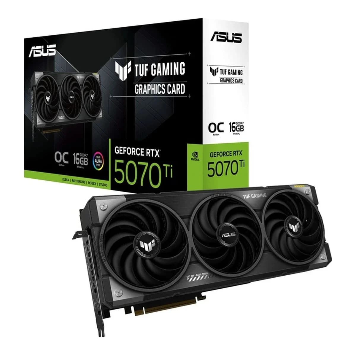 ASUS TUF-RTX5070TI-O16G GAMING16GB GDDR7, OC, 256-bit,3x DP, 1x HDMI