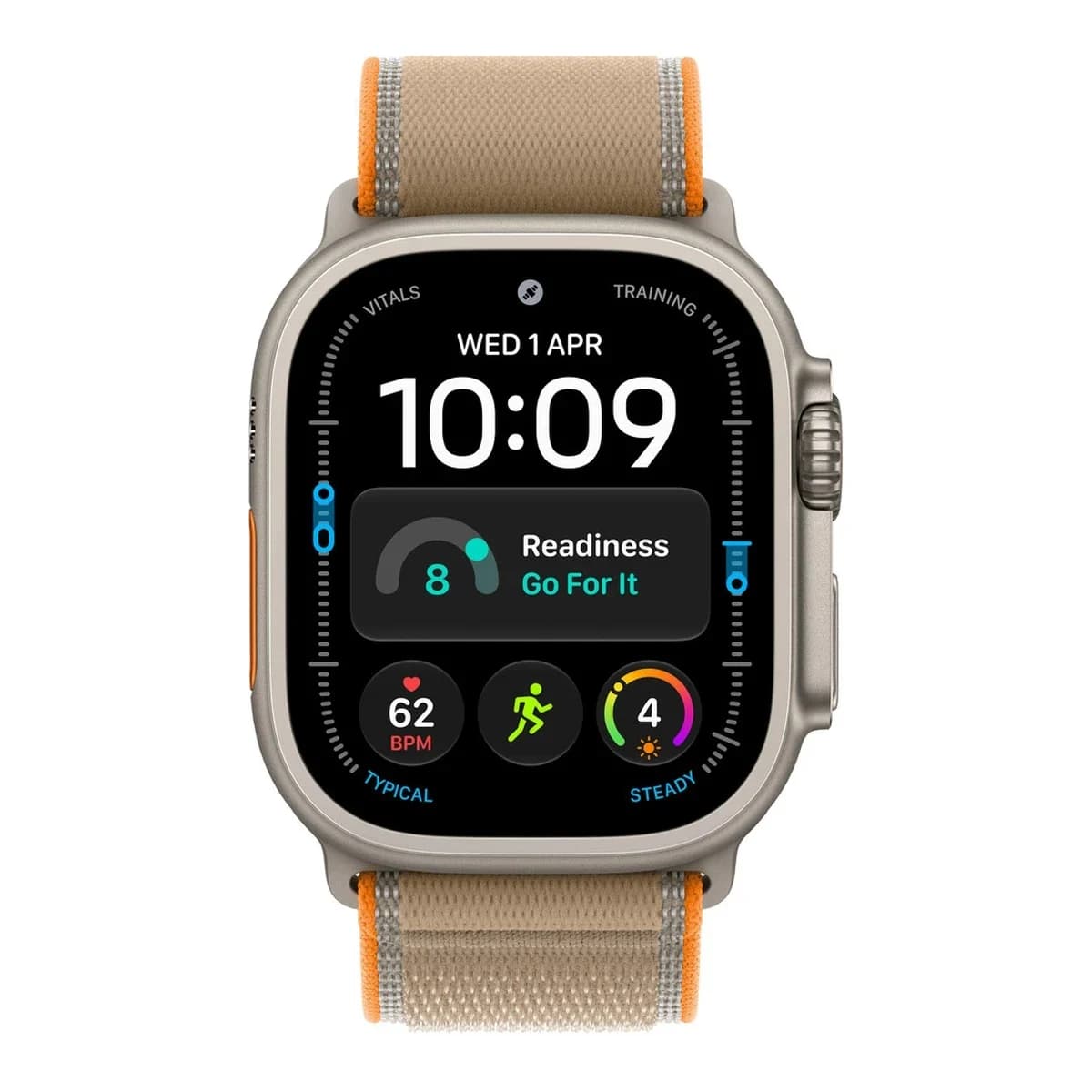 APPLE Remen za Apple Watch Sand Trail Loop, 49mm, S/M, Natural Titanium Finish