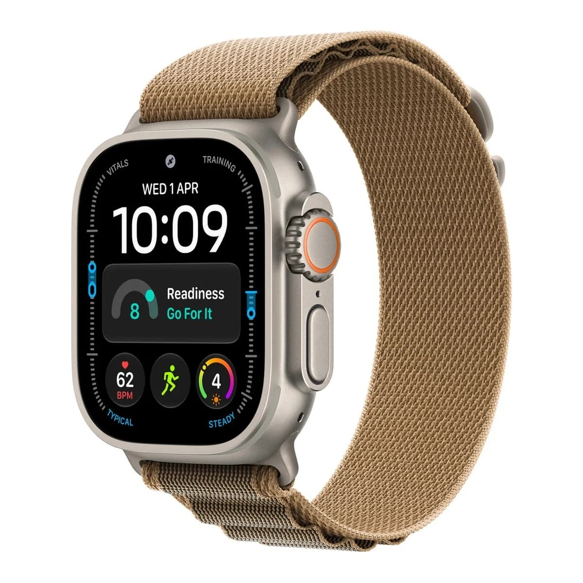 APPLE Remen za pametni sat 49mm Desert Alpine Loop, Small, Natural Titanium Finish
